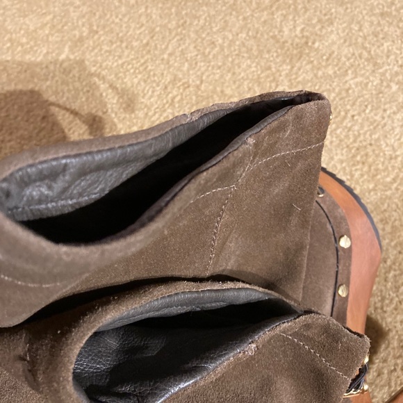 Tory Burch Tall Wood Heel Boots - Picture 9 of 13